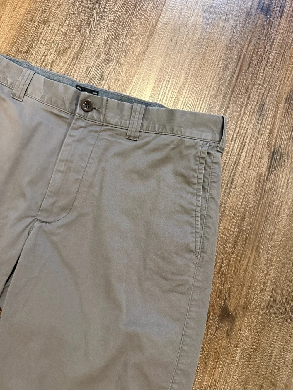 J.Crew Stretch Chino Shorts Men’s 32 slate Gray  10” Inseam Lightweight